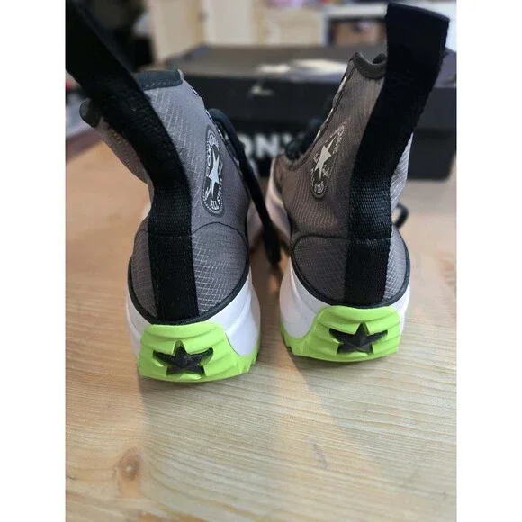 HTF Converse Run Star Hike High Concrete Heat sneaker sz 10.5 - Picture 6 of 8